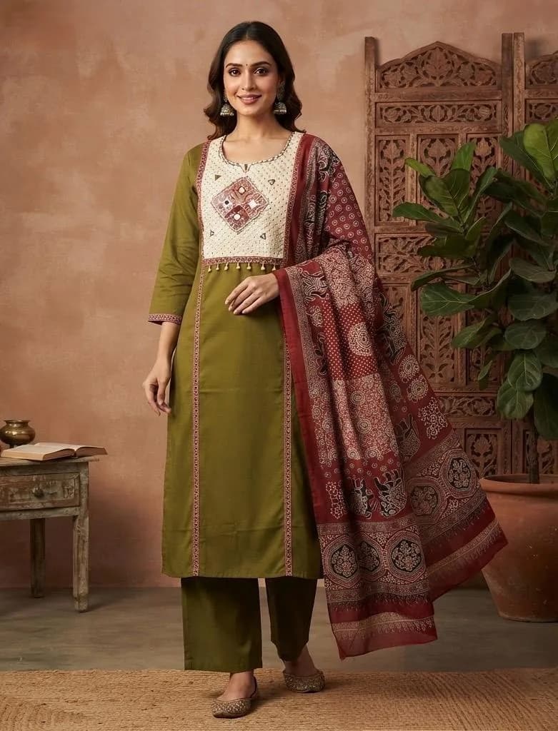 Dhabu cotton 3 pcs