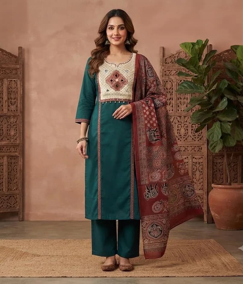 Dhabu cotton 3 4 colour available