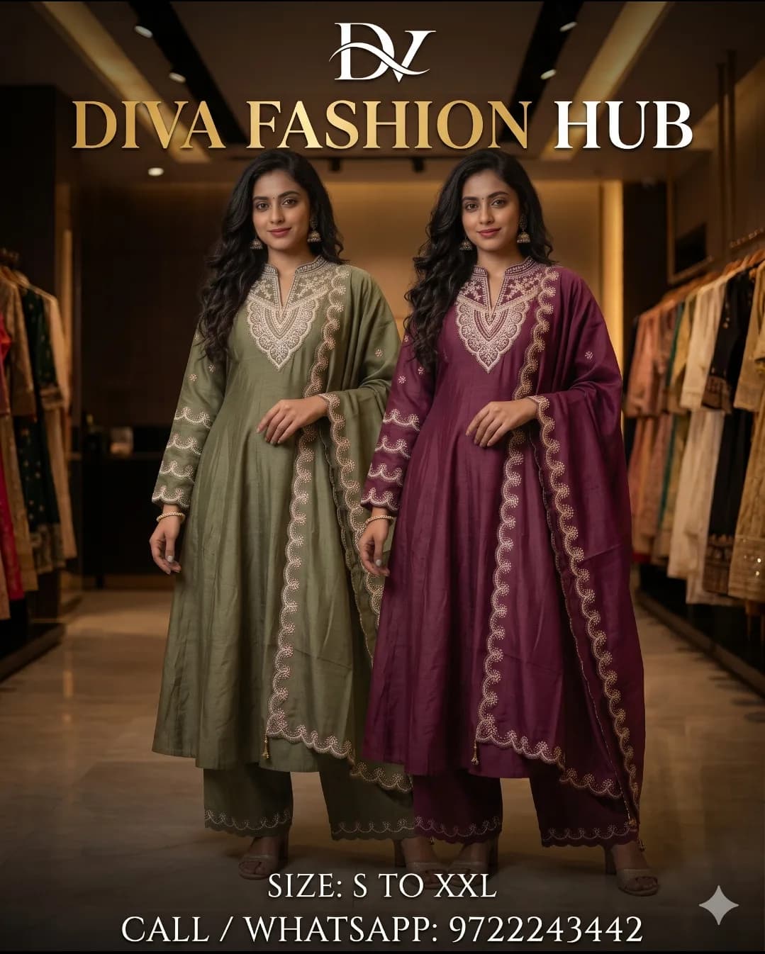 Diwali special Heavy silk pair — 1